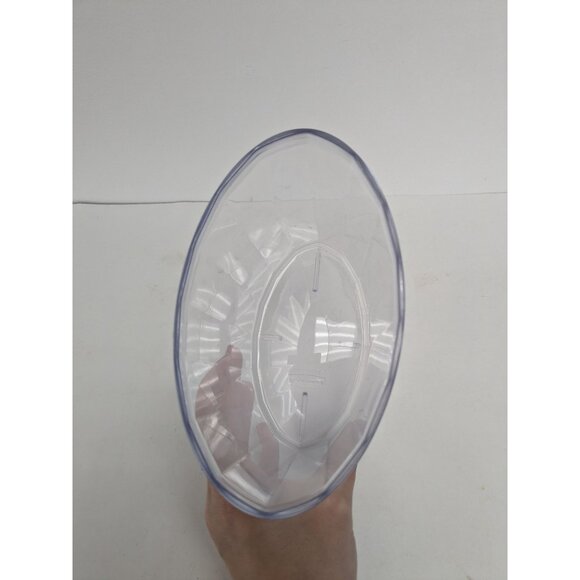 Rubbermaid Servin' Saver 1.32 Qt Food Clear Oval Container White Lid #384D - Picture 3 of 5